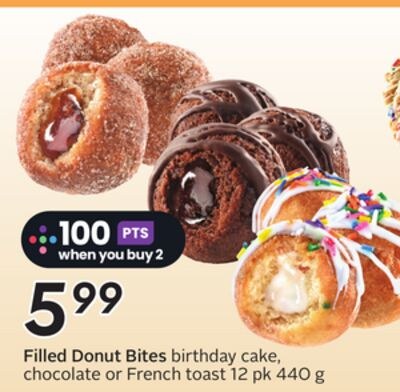 Filled Donut Bites