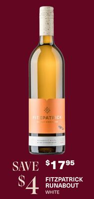 FITZPATRICK RUNABOUT WHITE