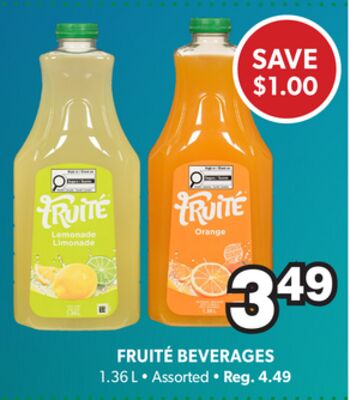 FRUITÉ BEVERAGES