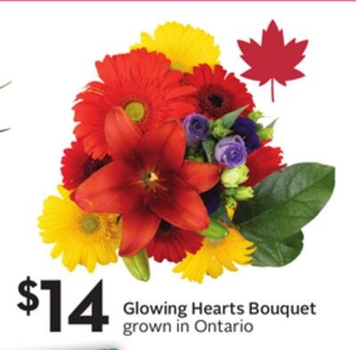 Glowing Hearts Bouquet