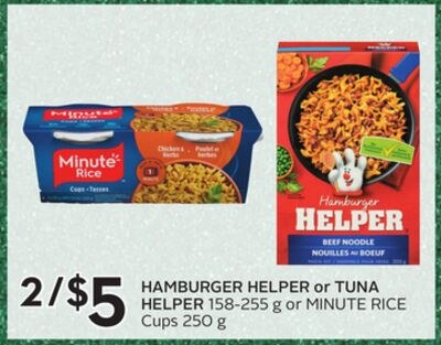 HAMBURGER Helper or TUNA Helper