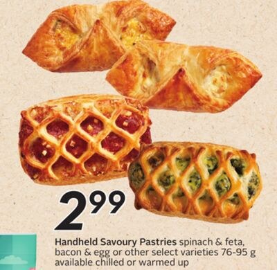 Handheld Savoury Pastries