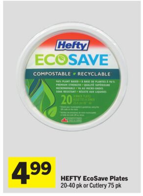 HEFTY EcoSave Plates