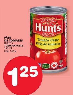 HUNT'S TOMATO PASTE