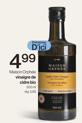 vinaigre de cidre bio