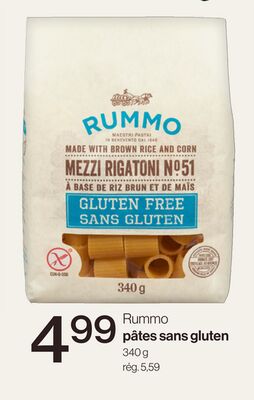 Rummo pâtes sans gluten