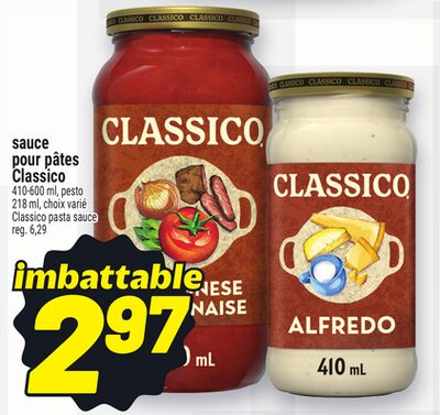 SAUCE POUR PÂTES CLASSICO | CLASSICO PASTA SAUCE