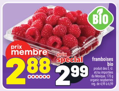 FRAMBOISES BIO | ORGANIC RASPBERRIES