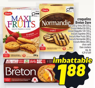 CRAQUELINS BRETON DARE | DARE CRACKERS