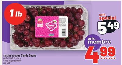 RAISINS ROUGES CANDY SNAPS | CANDY SNAPS RED GRAPES
