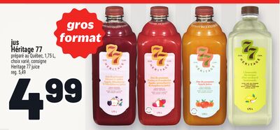 JUS HÉRITAGE 77 | HERITAGE 77 JUICE