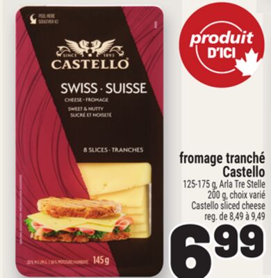 FROMAGE TRANCHÉ CASTELLO | CASTELLO SLICED CHEESE