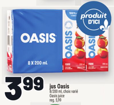 JUS OASIS | OASIS JUICE