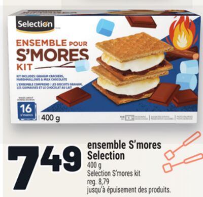 ENSEMBLE S'MORES SELECTION | SELECTION S'MORES KIT