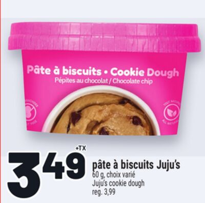 PÂTE À BISCUITS JUJU'S | JUJU'S COOKIE DOUGH