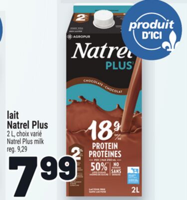 LAIT NATREL PLUS | NATREL PLUS MILK