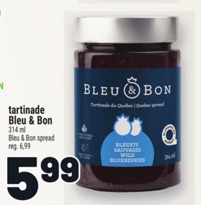 TARTINADE BLEU & BON | BLEU & BON SPREAD