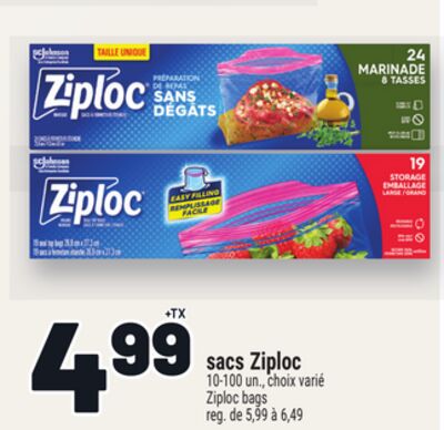 SACS ZIPLOC | ZIPLOC BAGS
