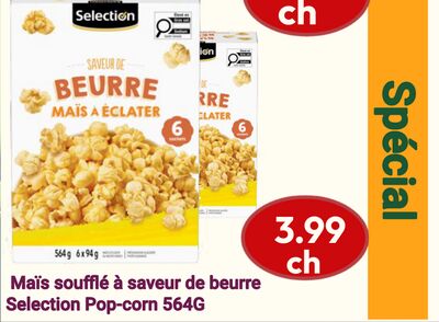 Selection Pop-corn | Maïs soufflé à saveur de beurre Selection