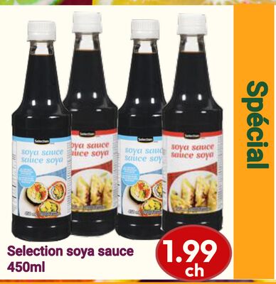Selection soya sauce