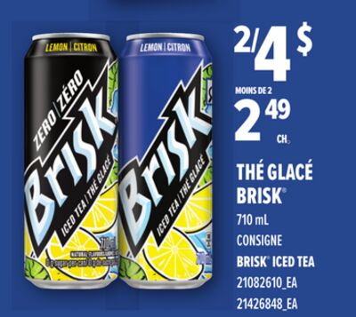 THÉ GLACÉ BRISK, 710 ML | BRISK® ICED TEA