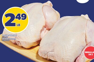 POULET ENTIER | WHOLE CHICKEN