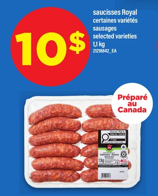 SAUCISSES ROYAL | SAUSAGES