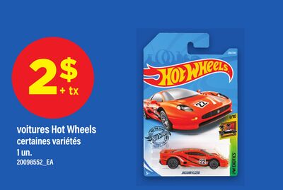 VOITURES HOT WHEELS, 1 UN.