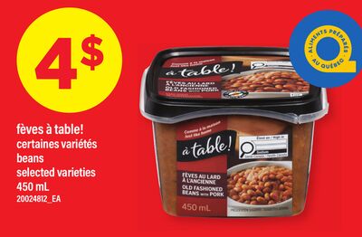 FÈVES À TABLE! | BEANS, 450 ML