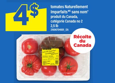 TOMATES NATURELLEMENT IMPARFAITS SANS NOM®, 2,5 LB