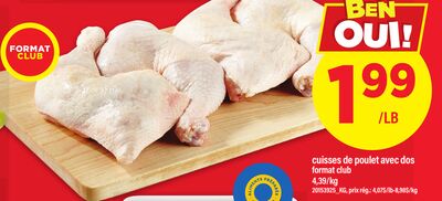 CUISSES DE POULET AVEC DOS