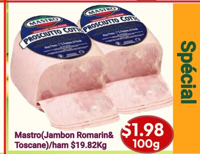 Mastro(Jambon Romarin& Toscane)/ham