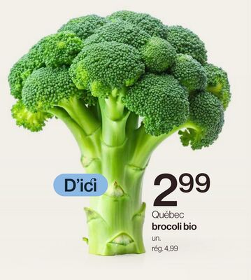 Québec brocoli bio