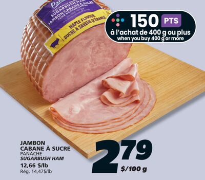 JAMBON CABANE À SUCRE PANACHE