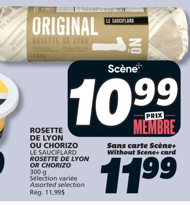 ROSETTE DE LYON OU CHORIZO LE SAUCIFLARD