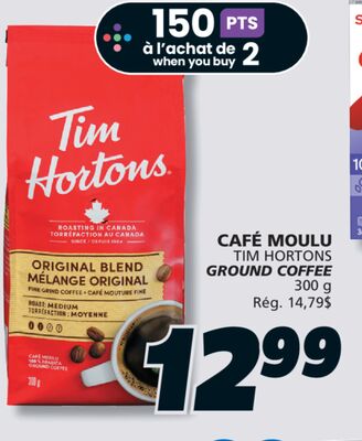 CAFÉ MOULU TIM HORTONS