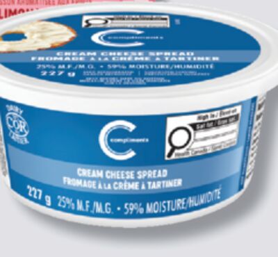 FROMAGE À LA CRÈME COMPLIMENTS