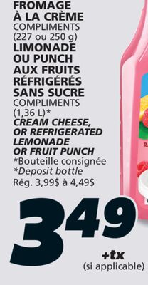FROMAGE À LA CRÈME COMPLIMENTS