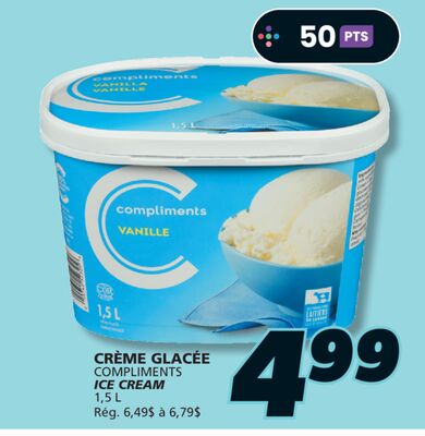 CRÈME GLACÉE COMPLIMENTS