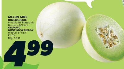 MELON MIEL BIOLOGIQUE