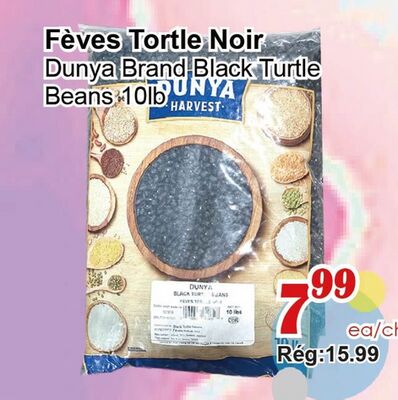 Fèves Tortle Noir