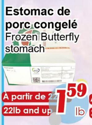 Estomac de porc congelé