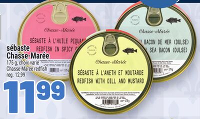 SÉBASTЕ CHASSE-MARÉE | CHASSE-MARÉE REDFISH