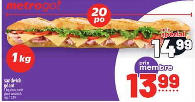 SANDWICH GÉANT | GIANT SANDWICH
