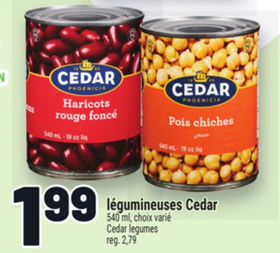 LÉGUMINEUSES CEDAR | CEDAR LEGUMES
