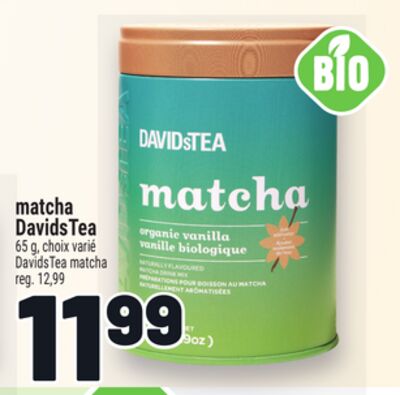MATCHA DAVIDSTEA | DAVIDSTEA MATCHA