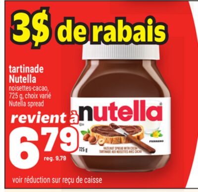 TARTINADE NUTELLA | NUTELLA SPREAD