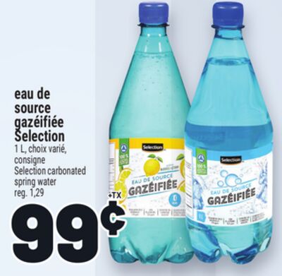 EAU DE SOURCE GAZÉIFIÉE SELECTION | SELECTION CARBONATED SPRING WATER