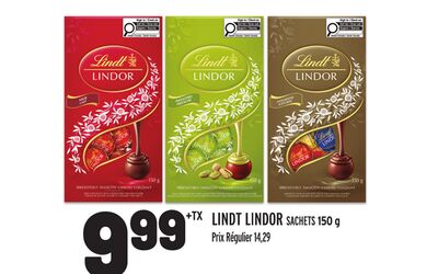 LINDT LINDOR SACHETS