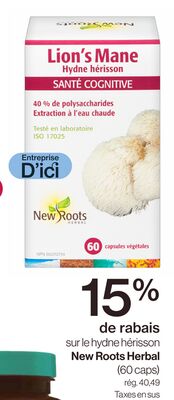 New Roots Herbal Hydre hérisson